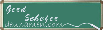 Gerd Schefer Visitenkarte